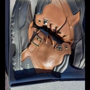 Polo Ralph Lauren big boy boots size 5 new in box